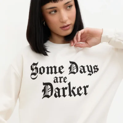 102251151110669-3 Sudadera con Pedrería Daydream Blanca