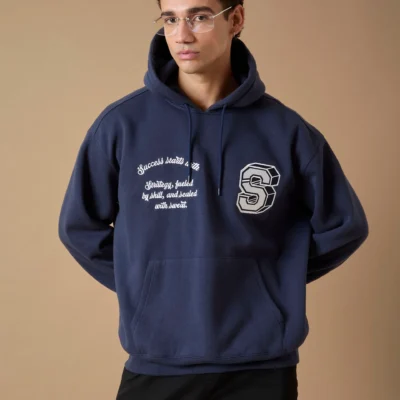 206251151110571-1 Sudadera Estampada Azul Marino