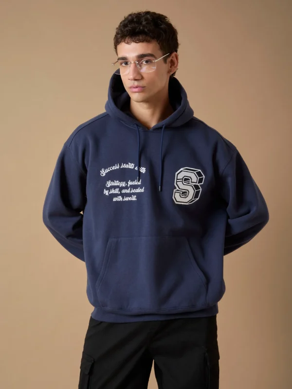 206251151110571-1 Sudadera Estampada Azul Marino