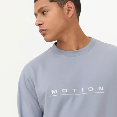 Sudadera Bordada Gris