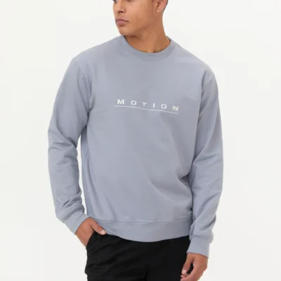 Sudadera Bordada Gris