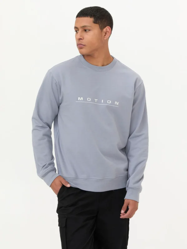 Sudadera Bordada Gris