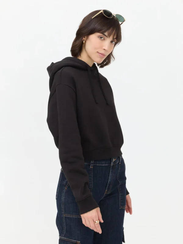 103251051110753-1 Sudadera Crop Negra