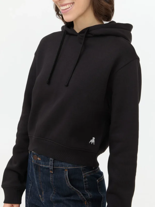 103251051110753-2 Sudadera Crop Negra