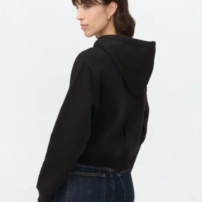 103251051110753-3 Sudadera Crop Negra