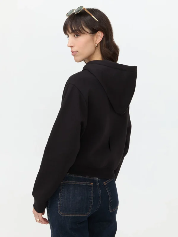 103251051110753-3 Sudadera Crop Negra