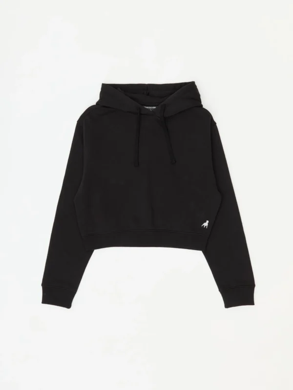 103251051110753-4 Sudadera Crop Negra