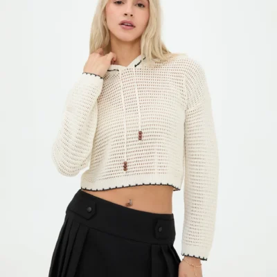 113250851110984-1 Sudadera Tejida Blanca