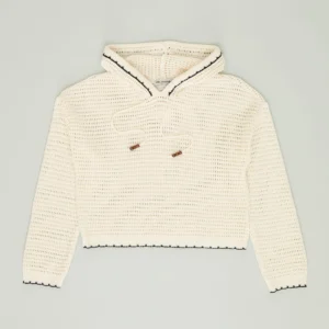 Sudadera Tejida Blanca