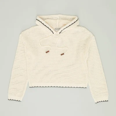 113250851110984-6 Sudadera Tejida Blanca
