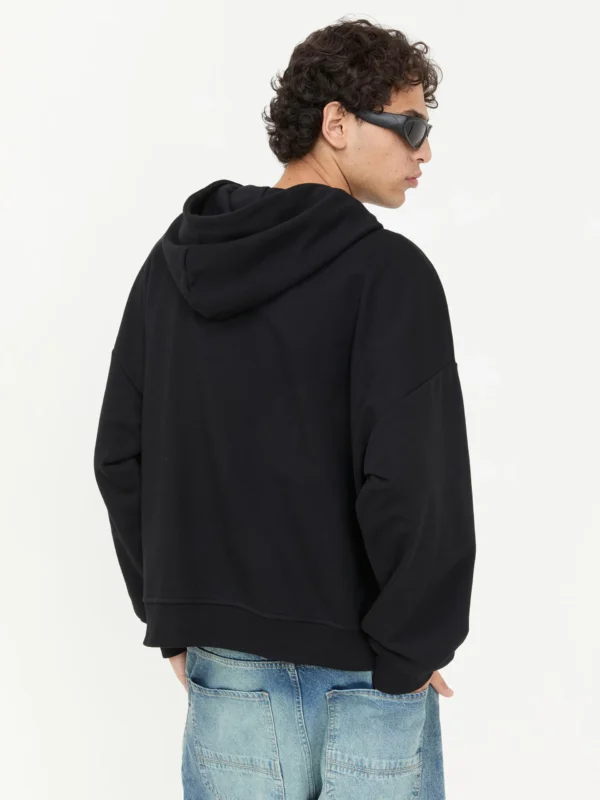 210251251110888-5 Sudadera Bordada Negra