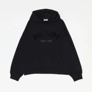 Sudadera Bordada Negra