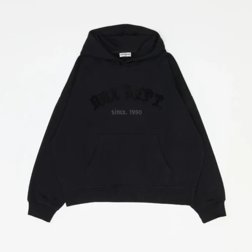 210251251110888-6 Sudadera Bordada Negra